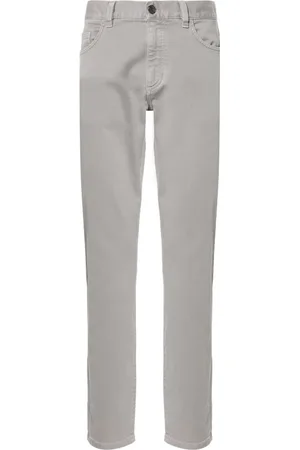Ermenegildo Zegna Mid-rise straight-leg jeans