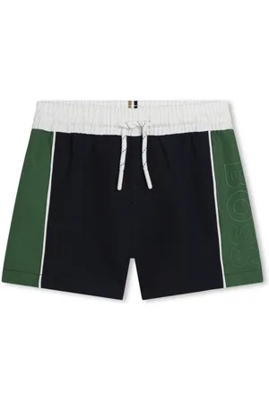 HUGO BOSS Panelled drawstring swim shorts