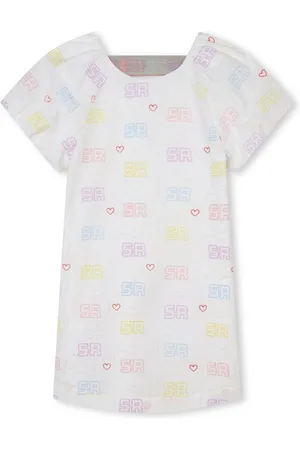 Sonia Rykiel Enfant Rhinestone-embellished cotton dress