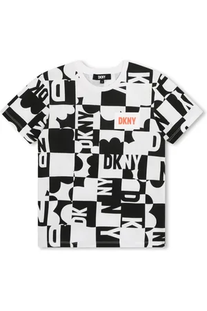 DKNY logo-print Cotton T-shirt - Farfetch