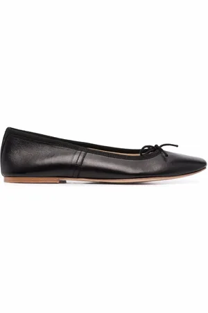 A.P.C. Leah leather ballerina shoes