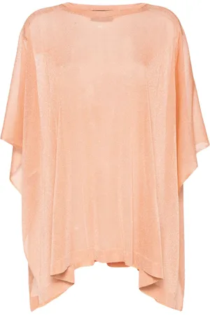 Fabiana Filippi Semi-sheer knitted cape