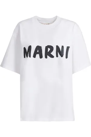 Marni Logo-print cotton T-shirt