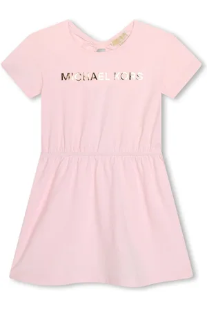 Michael Kors Logo-print organic-cotton dress