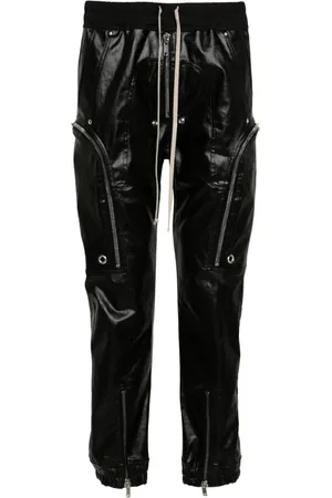 Rick Owens Bauhaus coated cargo trousers