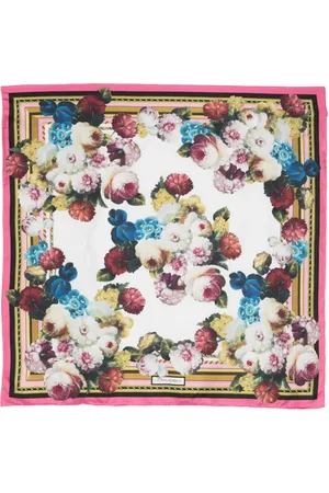 Dolce & Gabbana Floral-print silk scarf