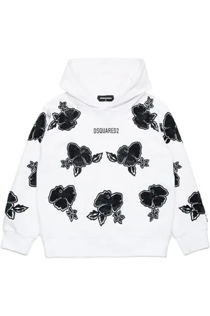 Dsquared2 Logo-print jersey hoodie