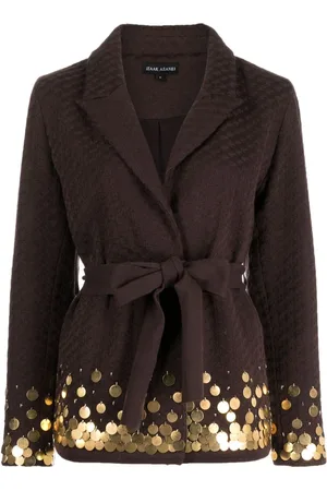 Izaak Azanei Charm-embellished cotton jacket