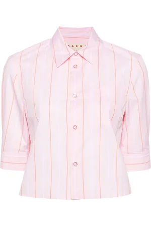 Marni Vertical stripe-print cotton shirt