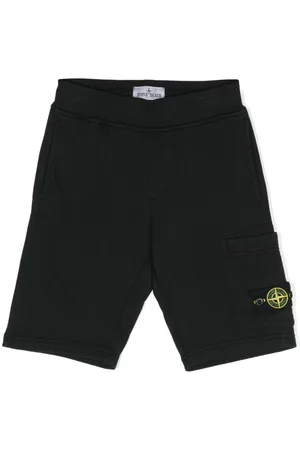 Stone Island Compass-badge jersey shorts