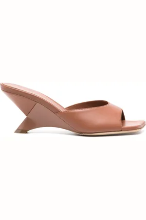 vic matiè 75mm leather mules