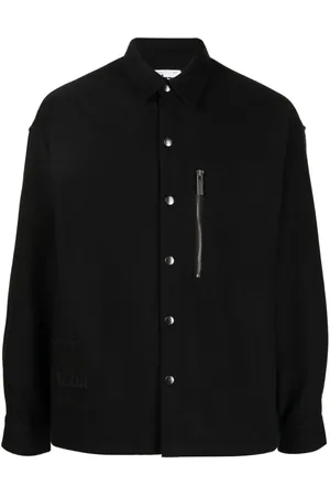Izzue Logo-embroidered long-sleeve shirt