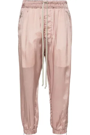 Rick Owens Drawstring cropped track pants