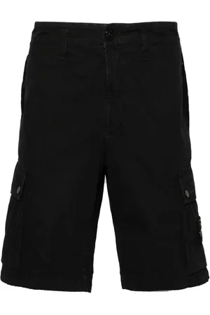 Stone Island Compass cotton cargo shorts