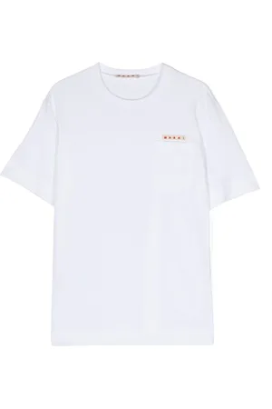 Marni Logo-appliqué cotton T-shirt