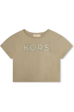 Michael Kors Logo-appliqué organic cotton T-shirt