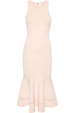 Victoria Beckham Sleeveless lurex midi dress