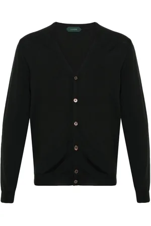 ZANONE Fine-knit V-neck cardigan