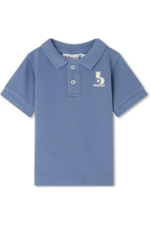 BONPOINT Finn logo-embroidered cotton polo shirt