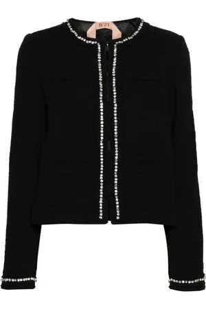 Nº21 Gem-embellished tweed jacket