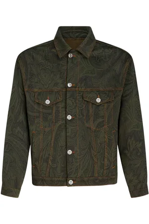 ERL star-jacquard Denim Jacket - Farfetch