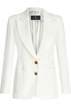 Etro Single-breasted slub blazer