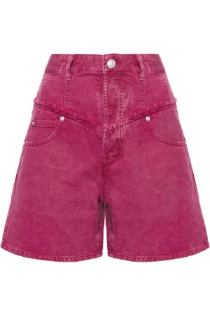 Isabel Marant Oreta frayed-brim denim shorts