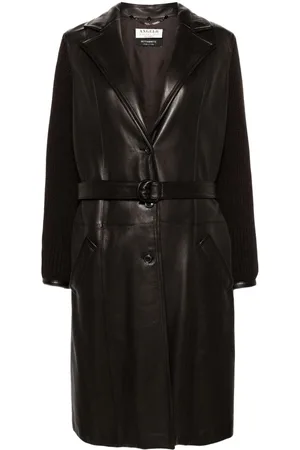 A.N.G.E.L.O. Vintage Cult 2000s leather belted coat