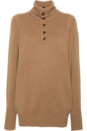 CHANEL 1990s roll-neck jumper