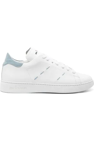 Kiton Lace-up leather sneakers