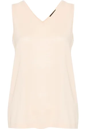 Fabiana Filippi Georgette-crepe top
