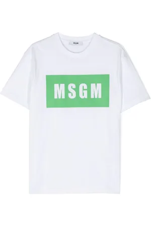 Msgm Logo-print cotton T-shirt
