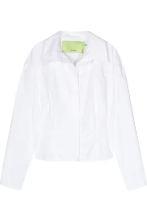 GAUGE81 Cabos cropped cotton shirt