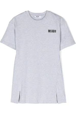 Msgm Logo-print cotton dress