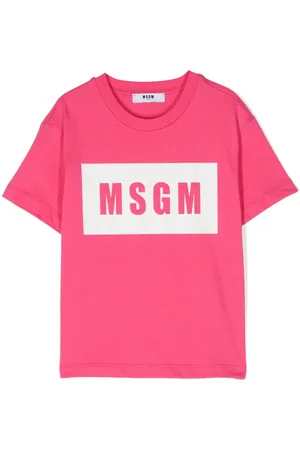 Msgm Logo-print cotton T-shirt
