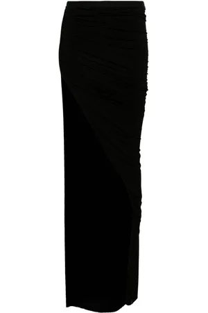 Rick Owens Edfu draped maxi skirt