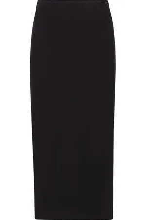 Dolce & Gabbana High-waisted straight midi skirt