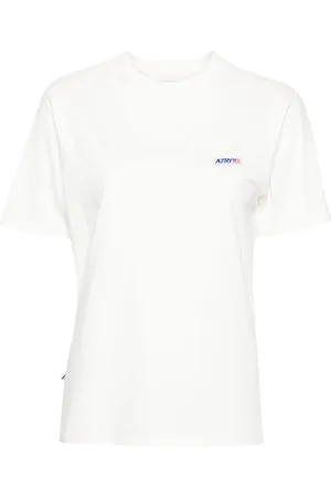 Autry Logo-patch cotton T-shirt