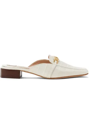 Tom Ford Whitney crocodile-embossed leather mules