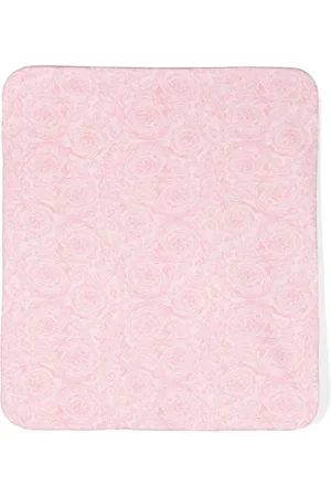 VERSACE Barocco-print cotton-blend blanket