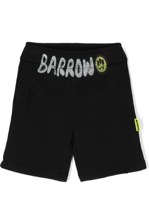 BARROW Logo-print cotton shorts