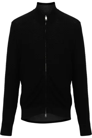 BRIONI Interwoven zipped jumper