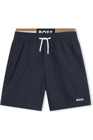 HUGO BOSS Double-waistband swim shorts