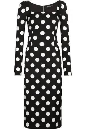 Dolce & Gabbana Polka dot-print midi dress