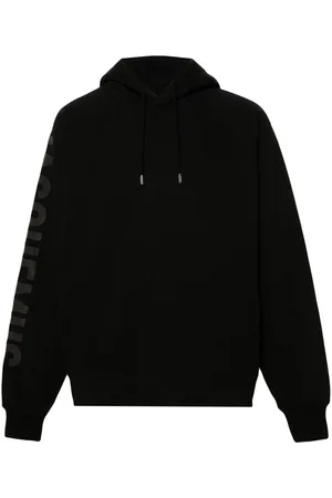 Jacquemus Le Hoodie Typo cotton top