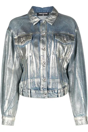 Patrizia Pepe Metallic denim jacket