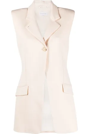 Patrizia Pepe Single-breasted shoulder-pads vest
