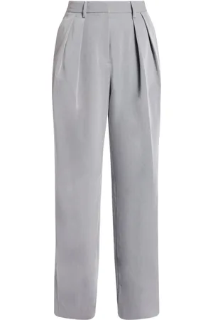 Staud Pleated straight-leg trousers