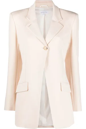 Patrizia Pepe Fly-buckle twill blazer