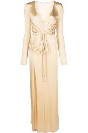Patrizia Pepe V-neck jersey long dress